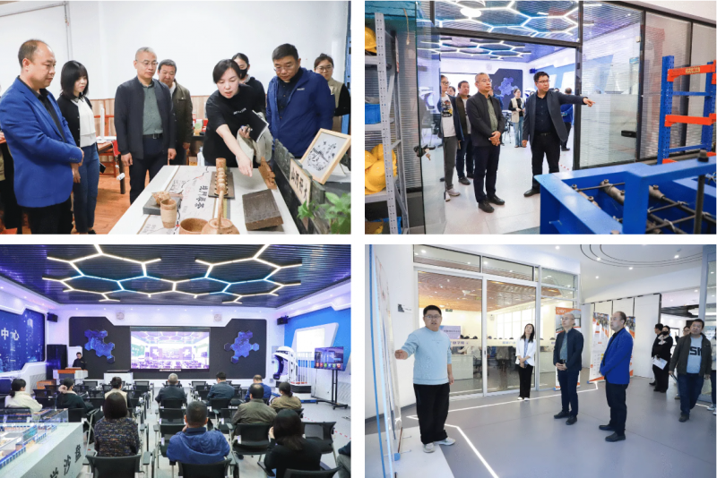 院长王立军参观taptap点点校企合作成果展示