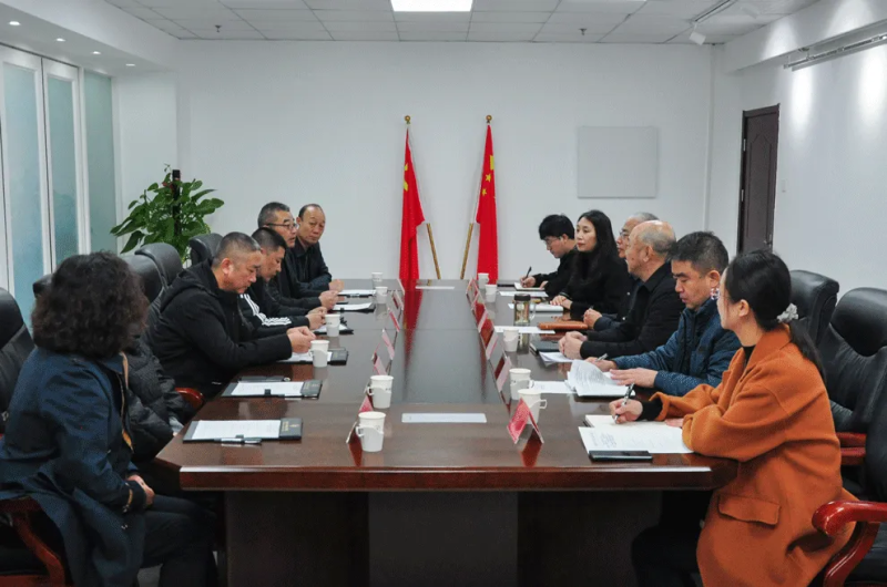 院长王立军与中核工业二三建设有限公司相关负责人座谈