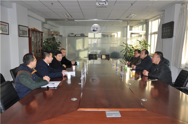 盐山职教中心领导到taptap点点接洽中高职衔接工作