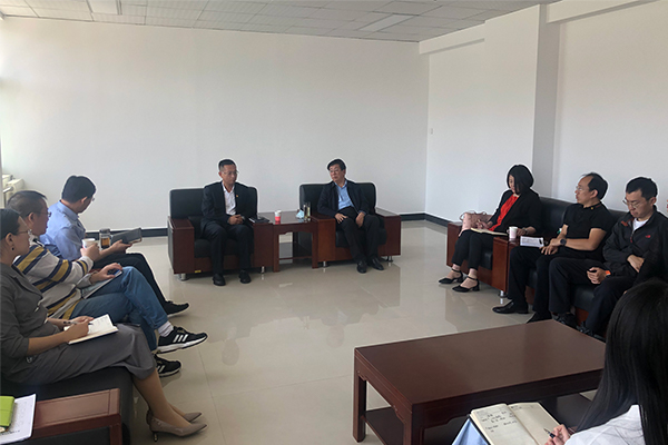 张家口新闻传媒集团副总经理王哿一行到taptap点点交流考察