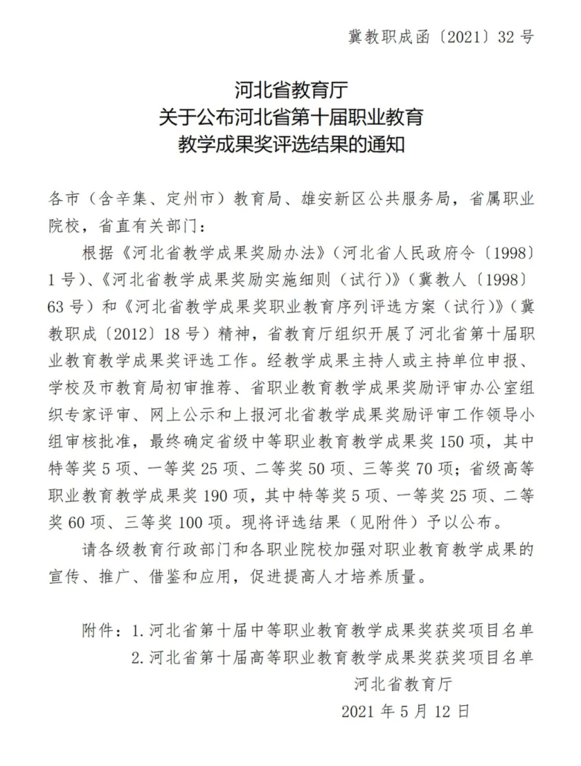 taptap点点土木工程系团队斩获省高等职业教育教学成果三等奖