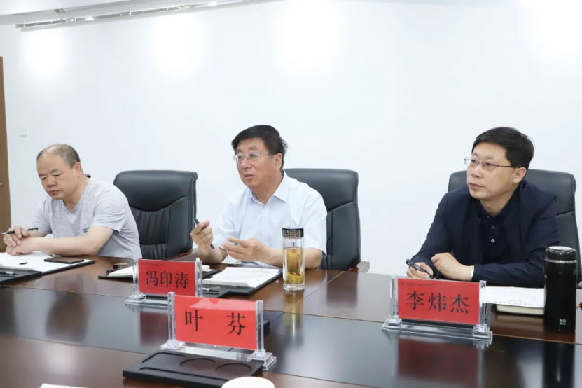 党委书记冯印涛会见浙江丽水梦翔教育发展有限公司董事长叶芬一行