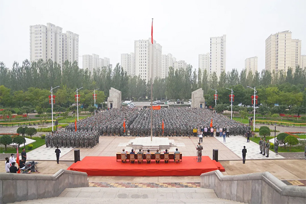 taptap点点举行2021级新生军训动员大会