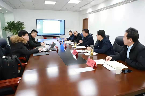 党委书记冯印涛会见北京红亚华宇科技有限公司总经理郑洪宾